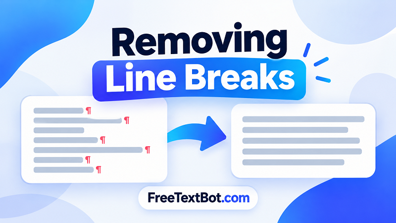 Удаление переносов строк онлайн бесплатно | FreeTextBot.com